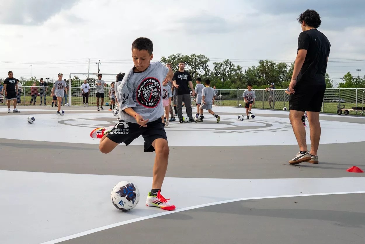 San Antonio FC-themed futsal court opens at Bonnie Conner Park