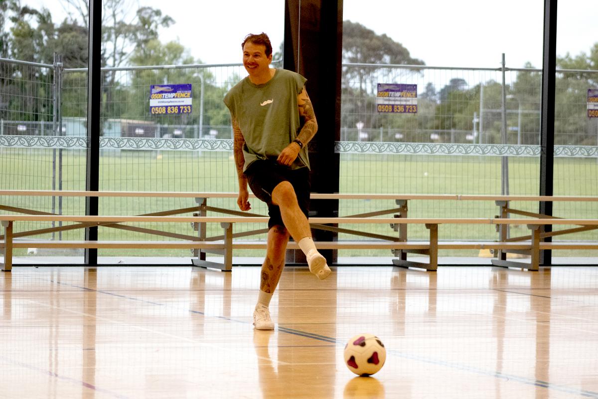 Marathon futsal effort for mental health