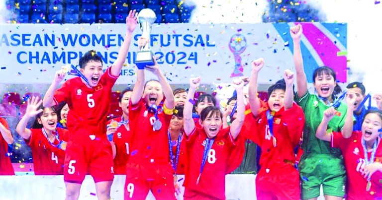 Vietnam wins 2024 Southeast Asian Women’s Futsal Championship