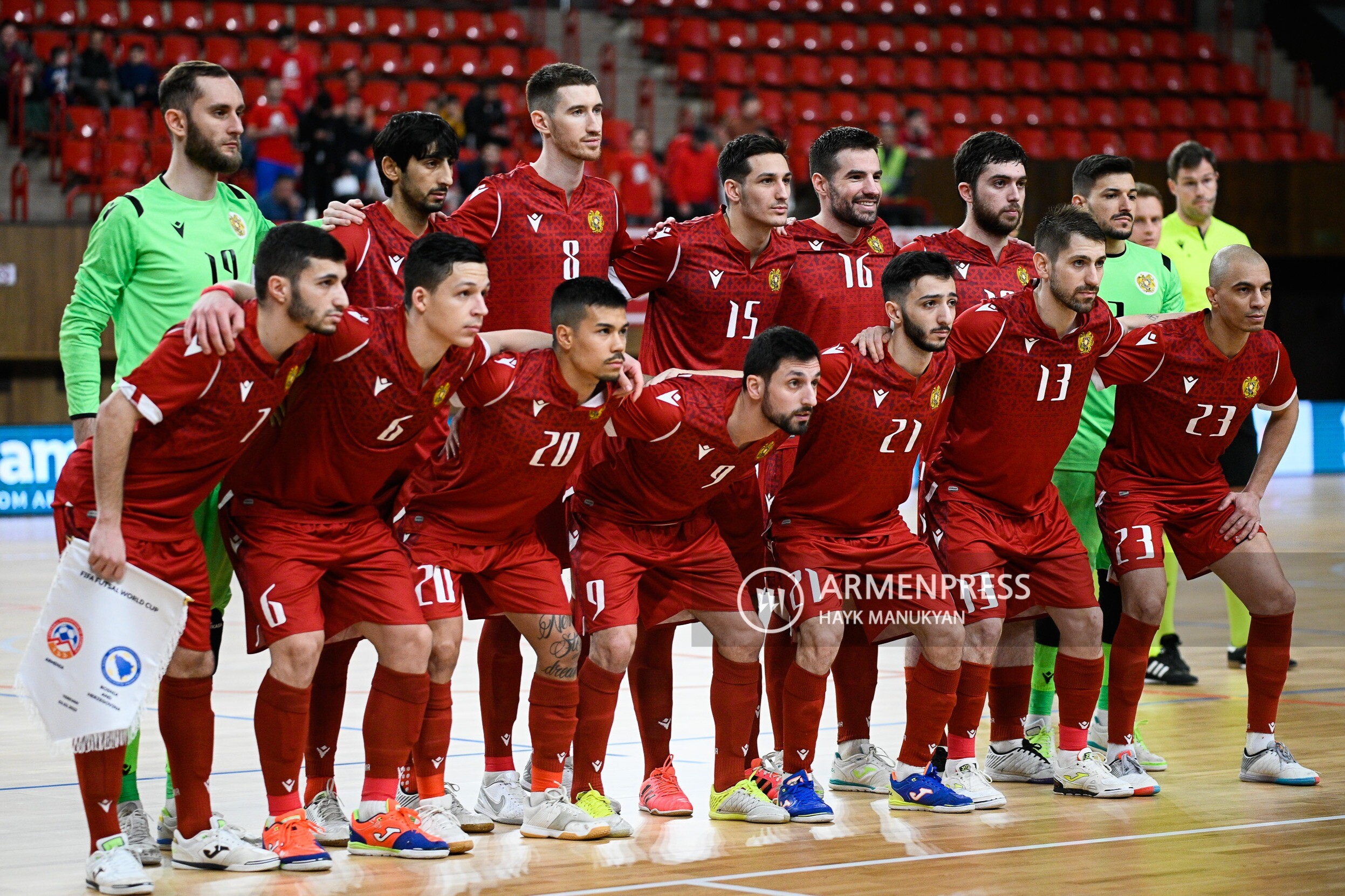 FIFA: Armenian national futsal team ranks 20th
