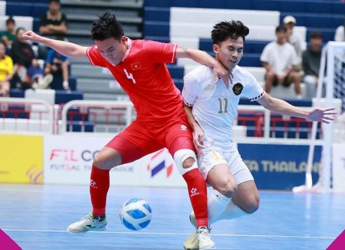Losing to Indonesia, Vietnam missed the 2024 Southeast Asian Futsal Championship