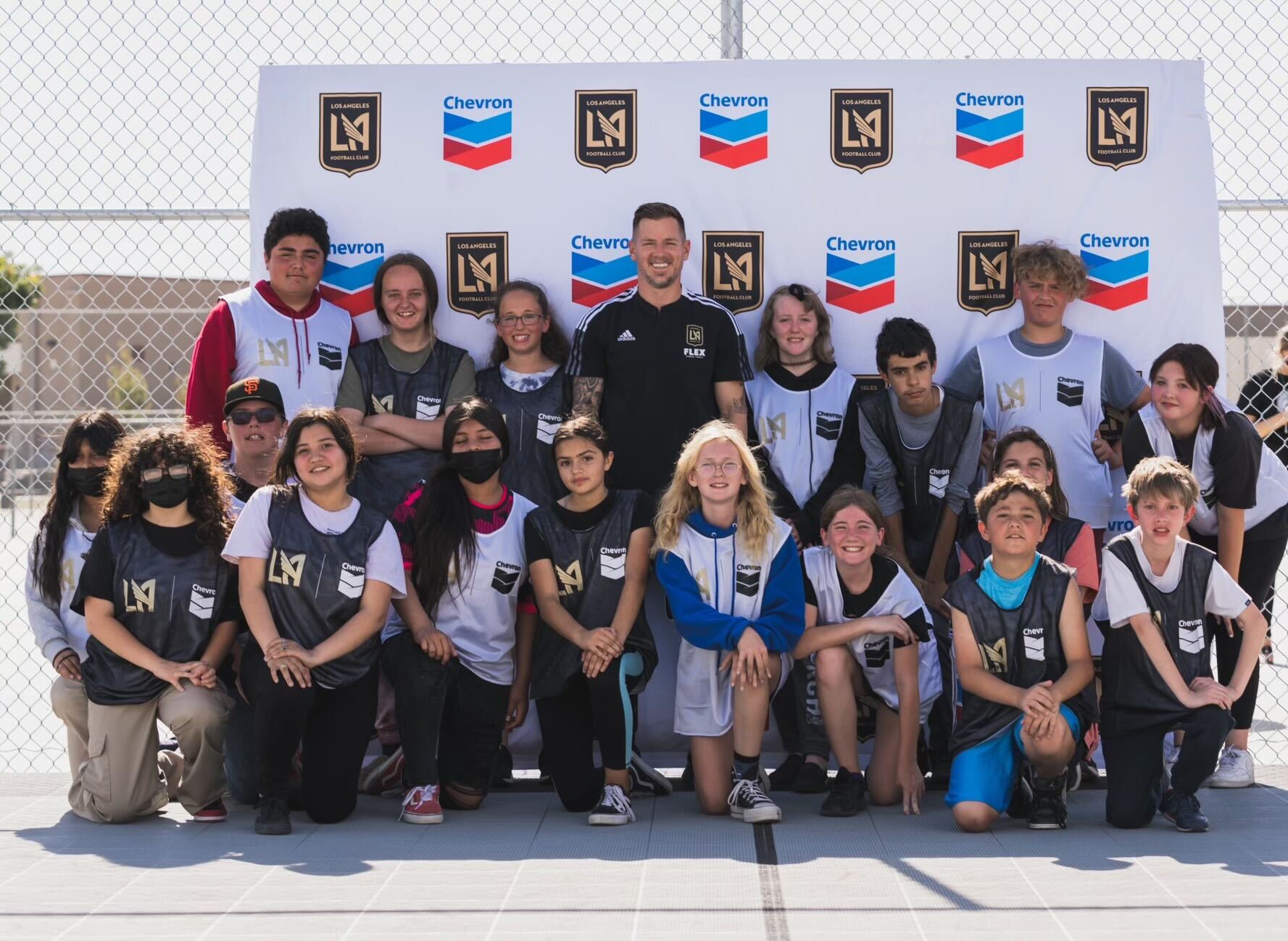 LAFC, LAFC Foundation & Chevron Unveil New Futsal Court At Standard Middle School In Bakersfield