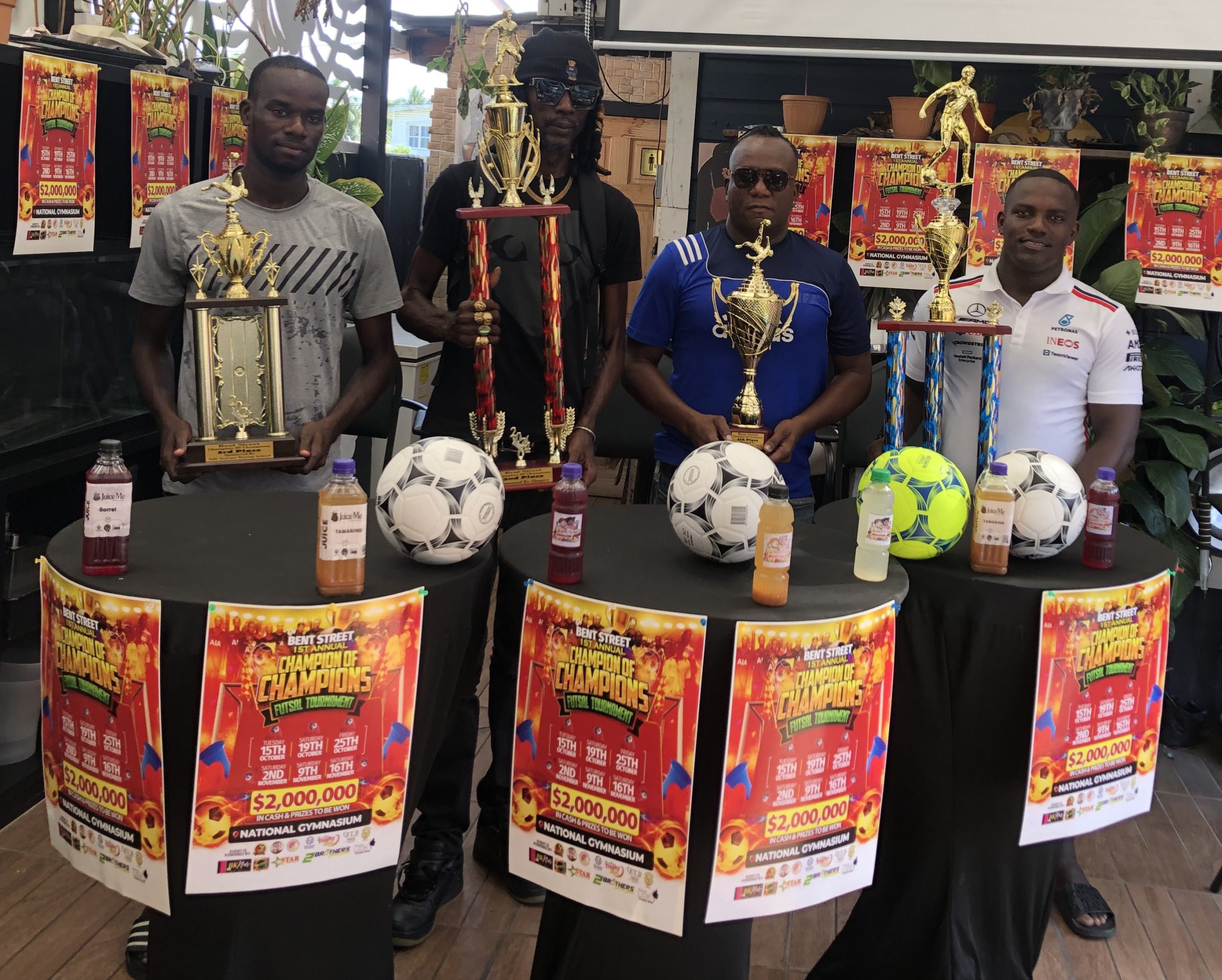 Bent Street ‘Champion of Champions’ Futsal Championship set for Tuesday